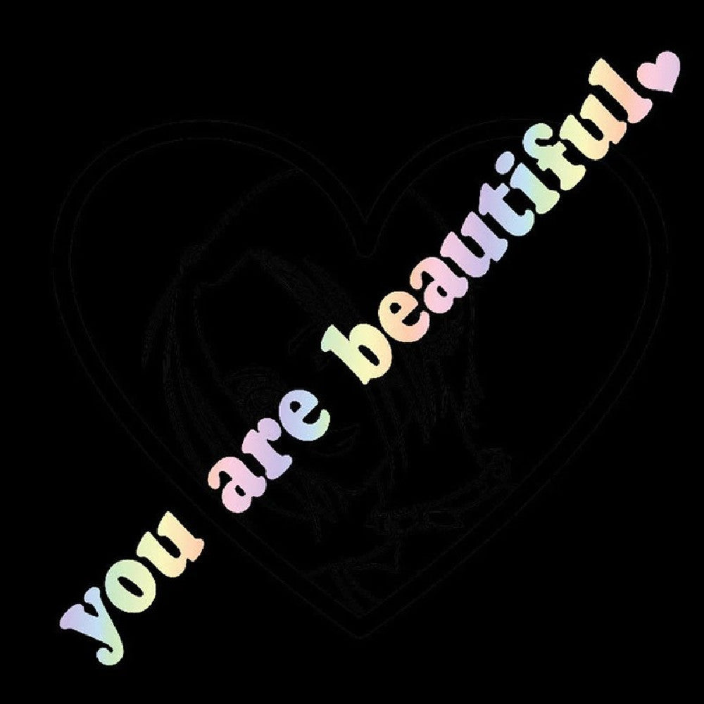 You Are Beautiful  Sport Pvc Vinyl Stickers
