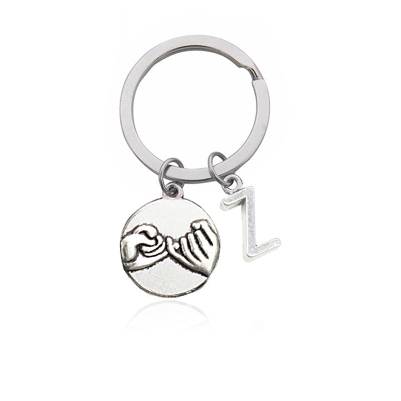 You are my one letter keychain