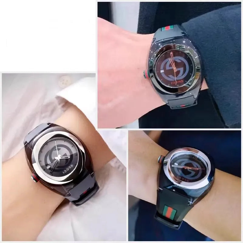 Watch Band For Gucci YA137/YA137107A Rubber Watch Strap Dedicated