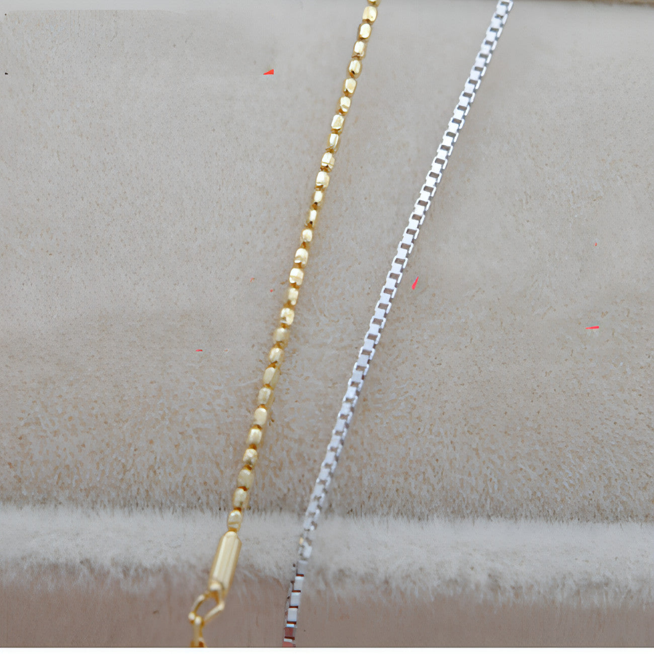 Collar Adjustment Chain 18K Gold Necklace Sleeve Chain Empty Holder