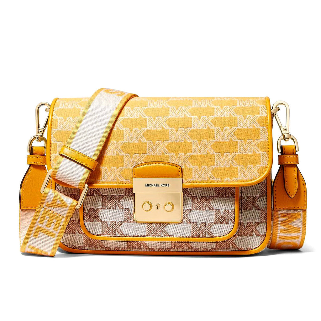 Women's Handbag Michael Kors 35T2GS9M2J-BUTTER-MULTI Yellow 22 x 18 x