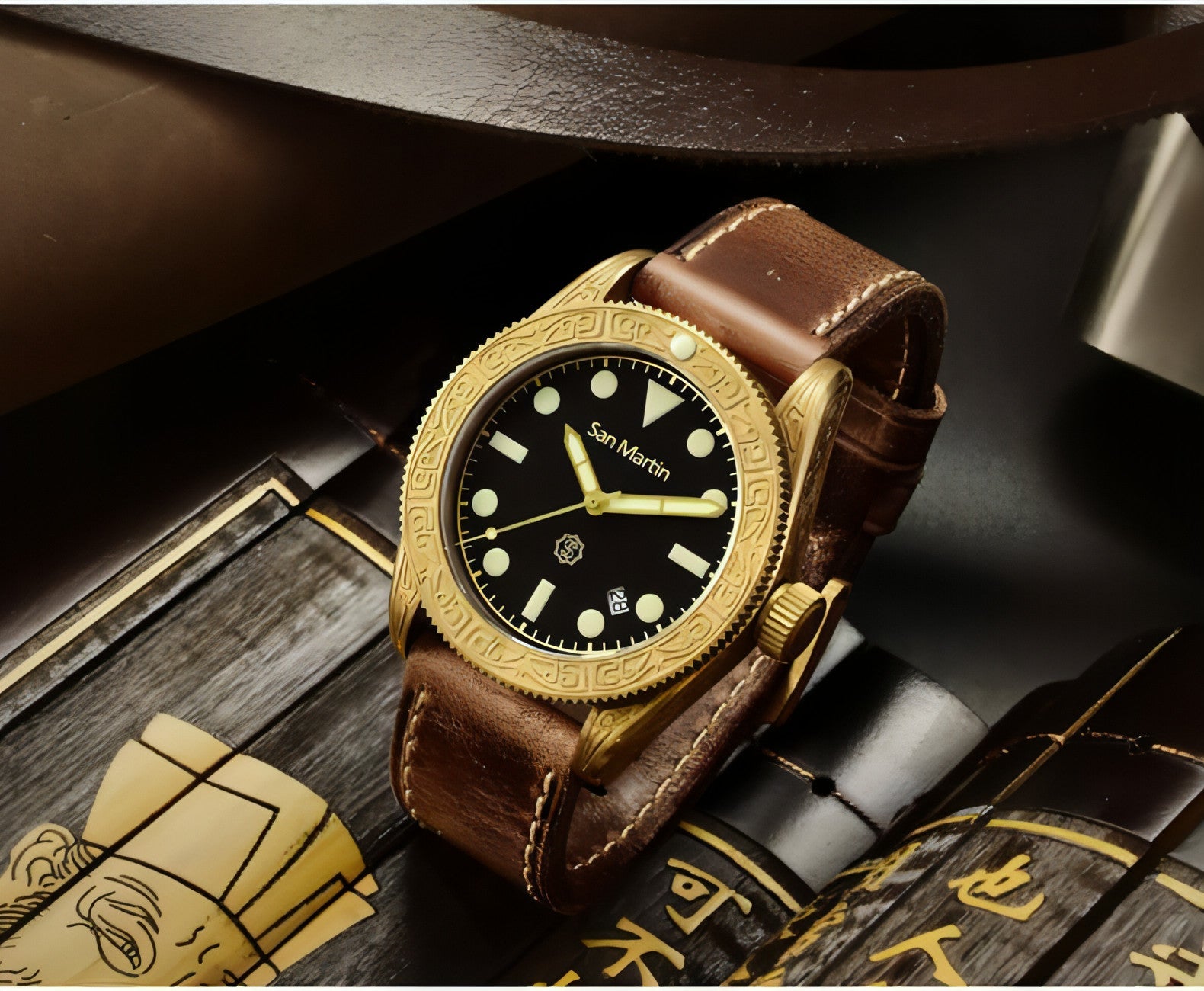 San Martin™ – Bronze Diver Automatic 200M