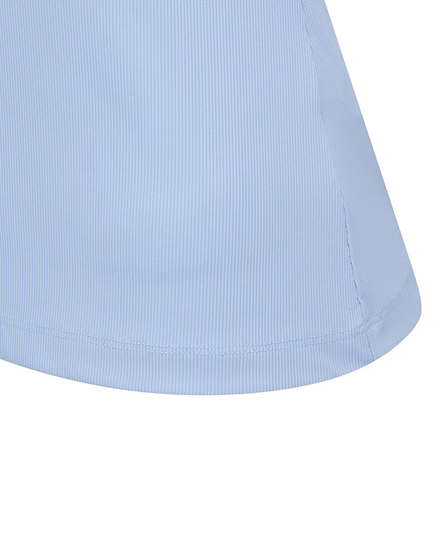 ANEW Golf: W Triangle Mesh Block Long T-Shirt - S/Blue