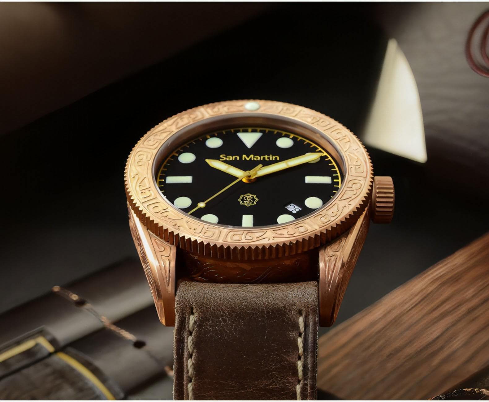 San Martin™ – Bronze Diver Automatic 200M