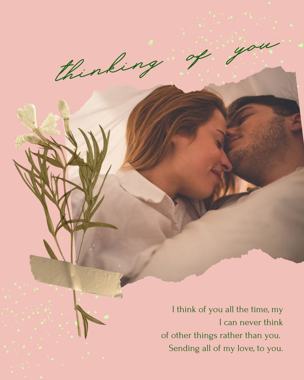 Thinking of You Digital Love Note