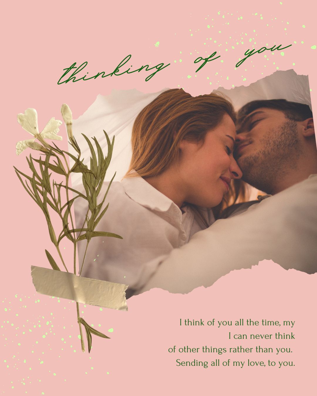 Thinking of You Digital Love Note