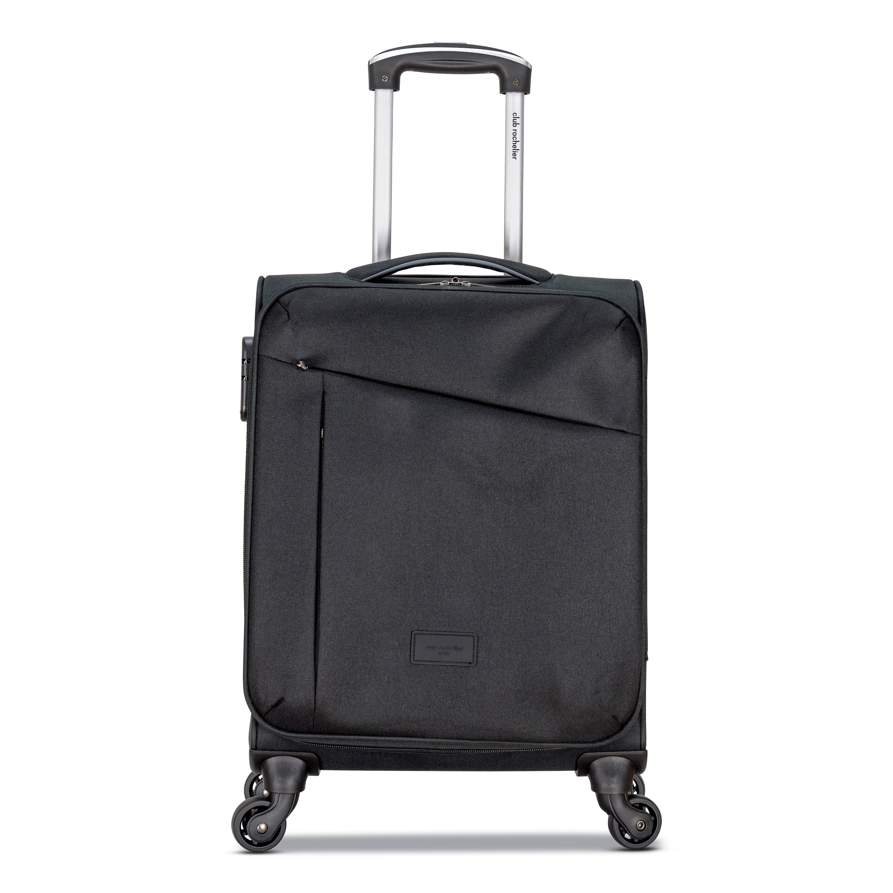 3 Piece Set Soft Side Luggage with Contrast Handles