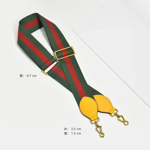 Nylon Weave Bag Strap Women Colored Straps for GUCCI Messenger