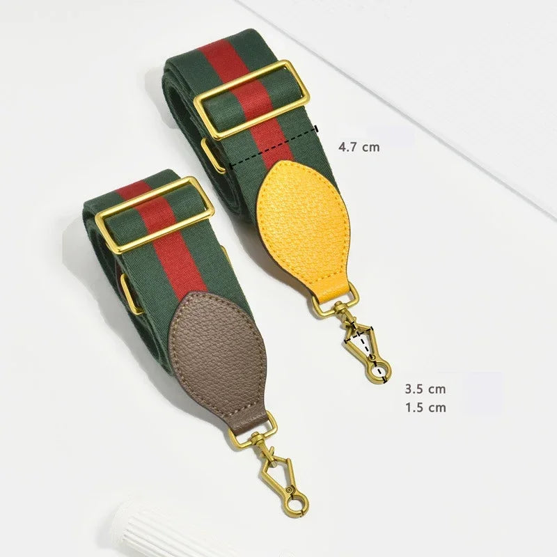 Nylon Weave Bag Strap Women Colored Straps for GUCCI Messenger