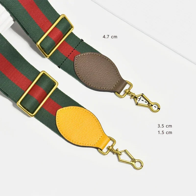 Nylon Weave Bag Strap Women Colored Straps for GUCCI Messenger