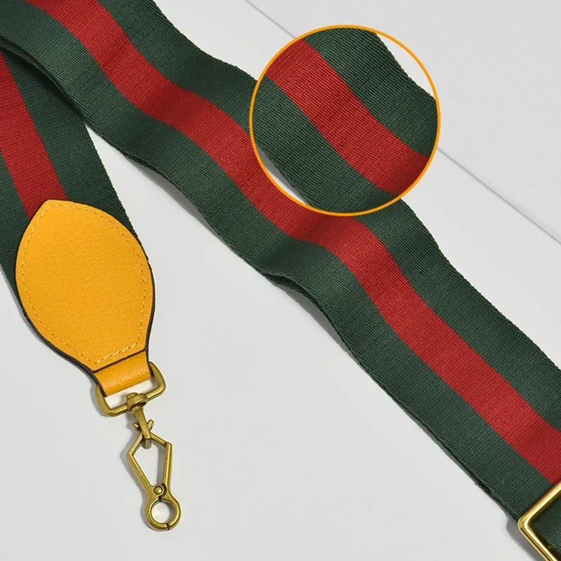 Nylon Weave Bag Strap Women Colored Straps for GUCCI Messenger