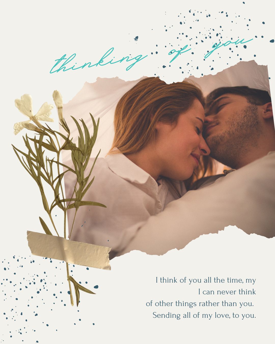 Thinking of You Digital Love Note
