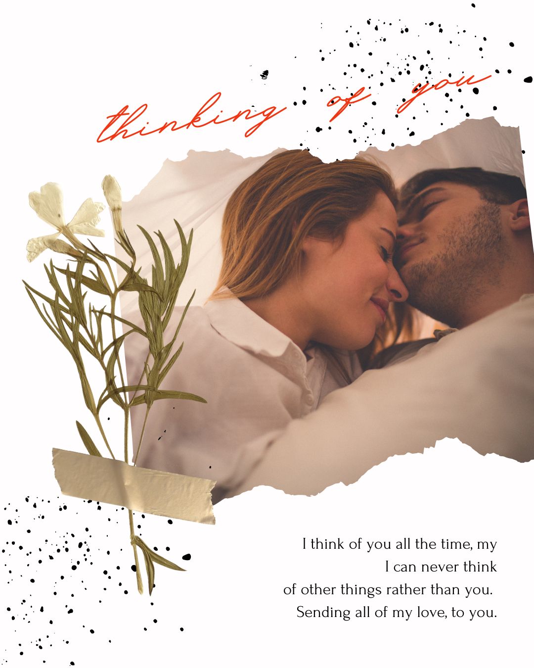 Thinking of You Digital Love Note