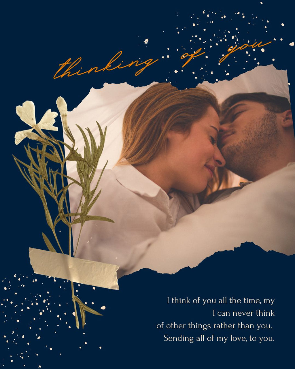 Thinking of You Digital Love Note