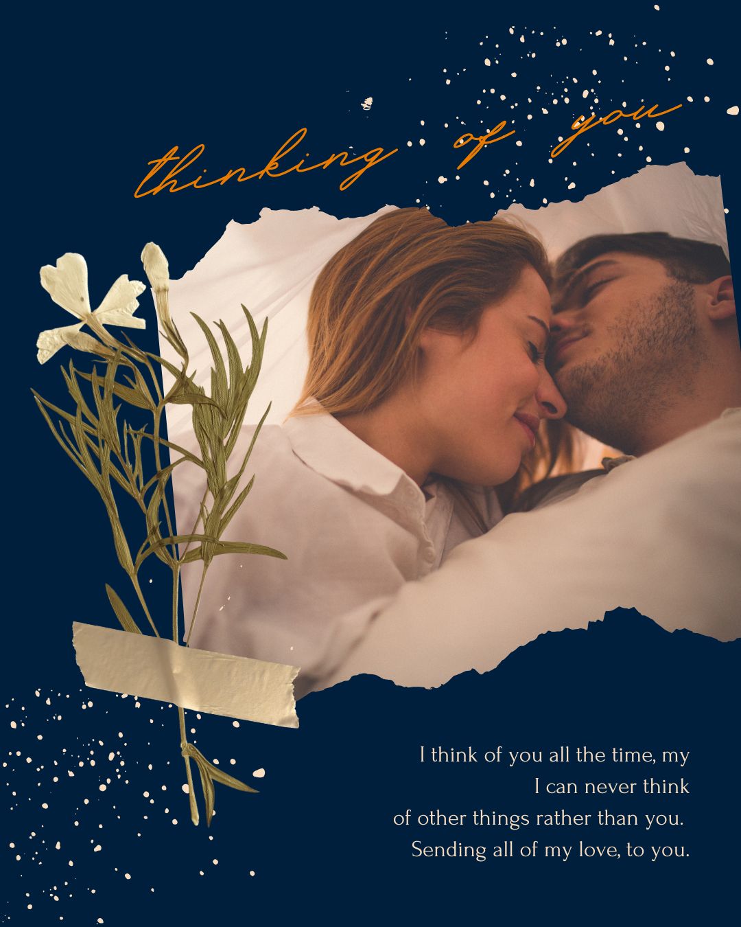 Thinking of You Digital Love Note