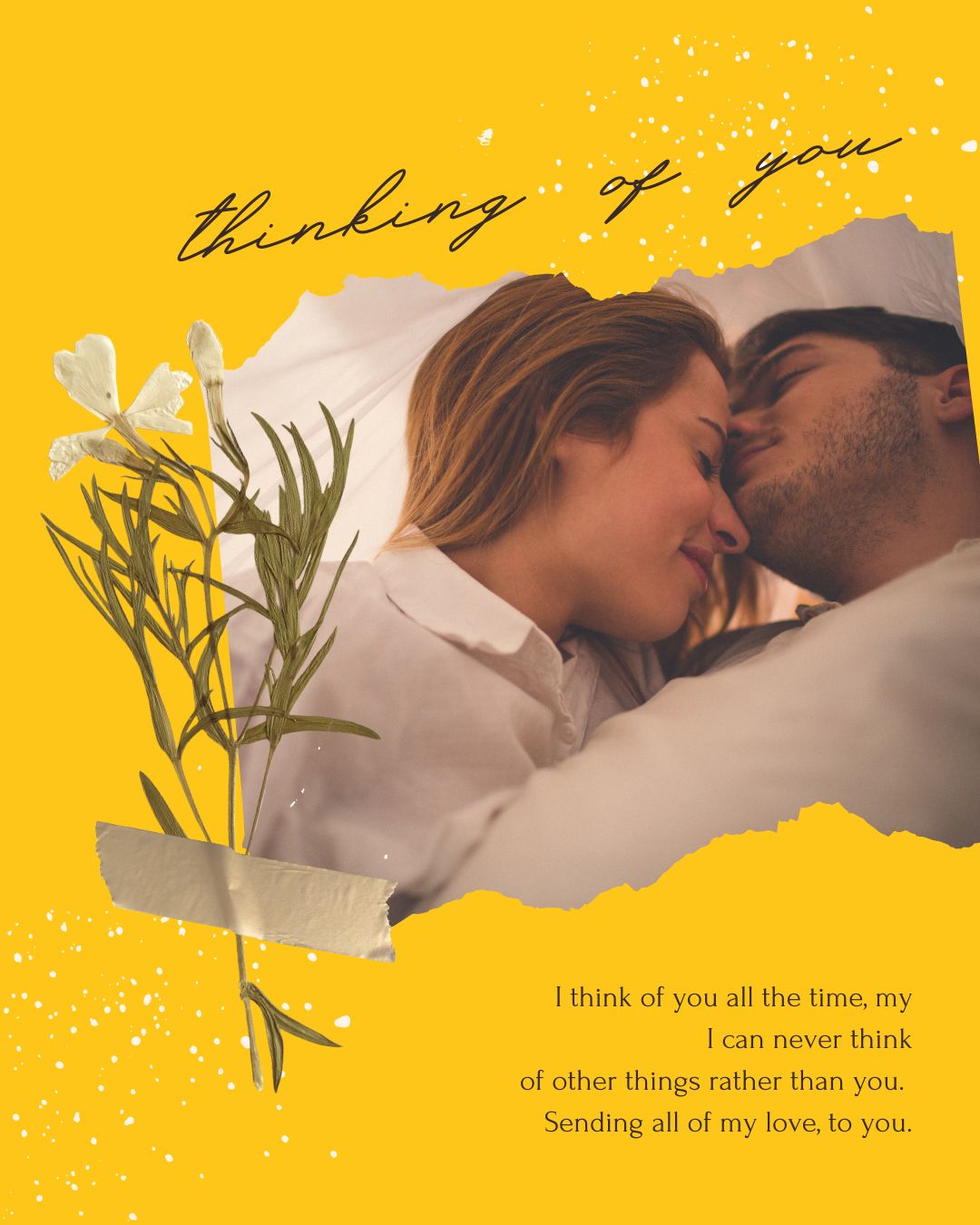 Thinking of You Digital Love Note