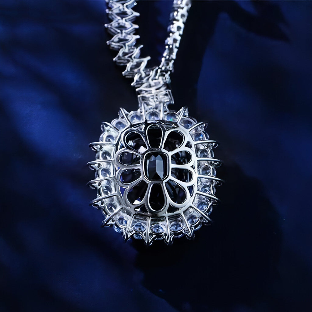 LuxeJewels™ – Royal Blue Ice Necklace