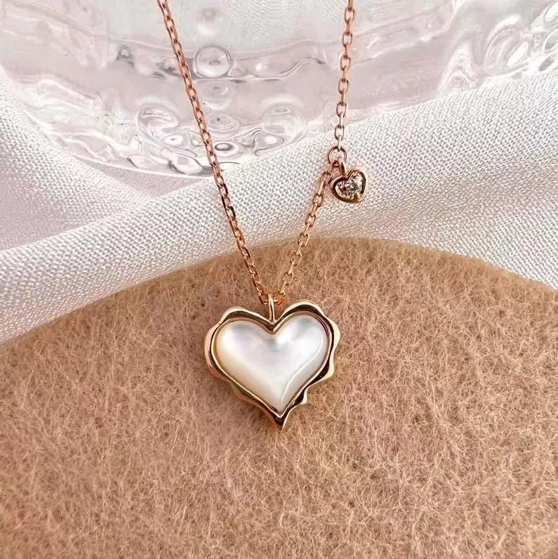 LuxeJewels™ - Gilded Love – 18K Rose Gold Collar Chain Set