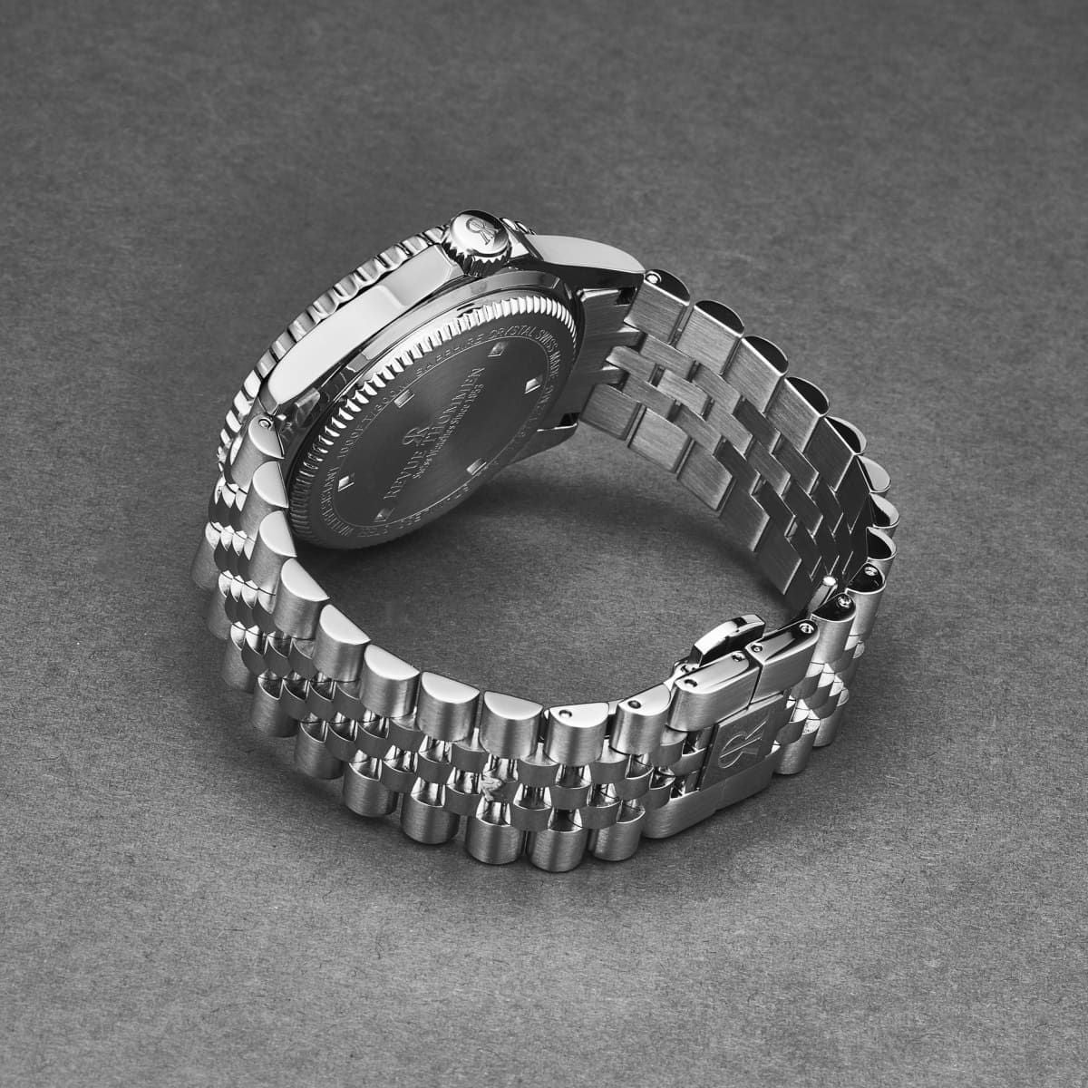 Revue Thommen Men's 'Diver' Blue Dial Stainless Steel Bracelet