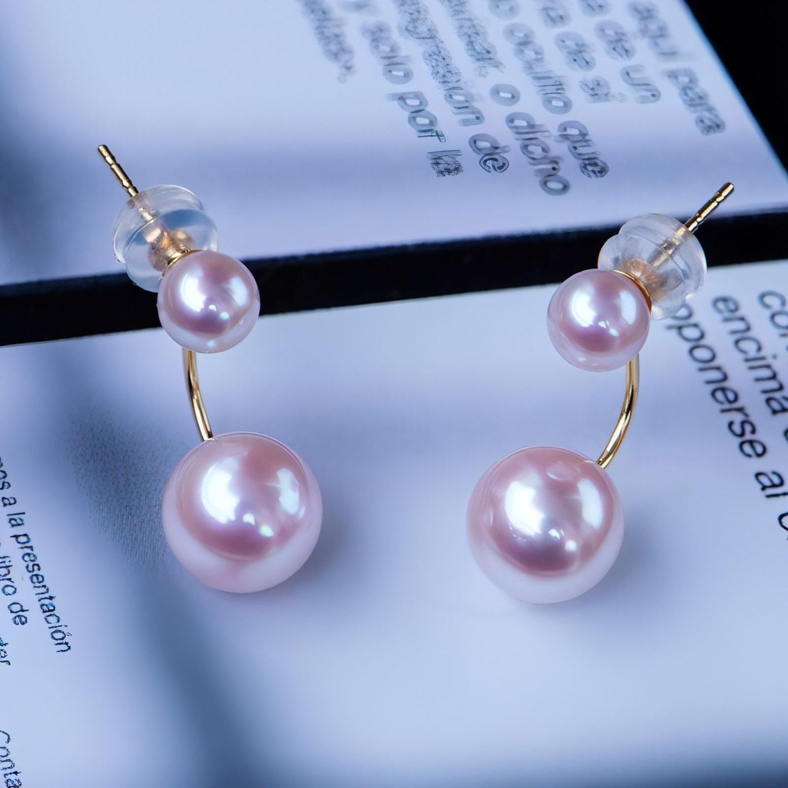 LuxeJewels™ – TianGong Prestige Pearl Stud Earrings