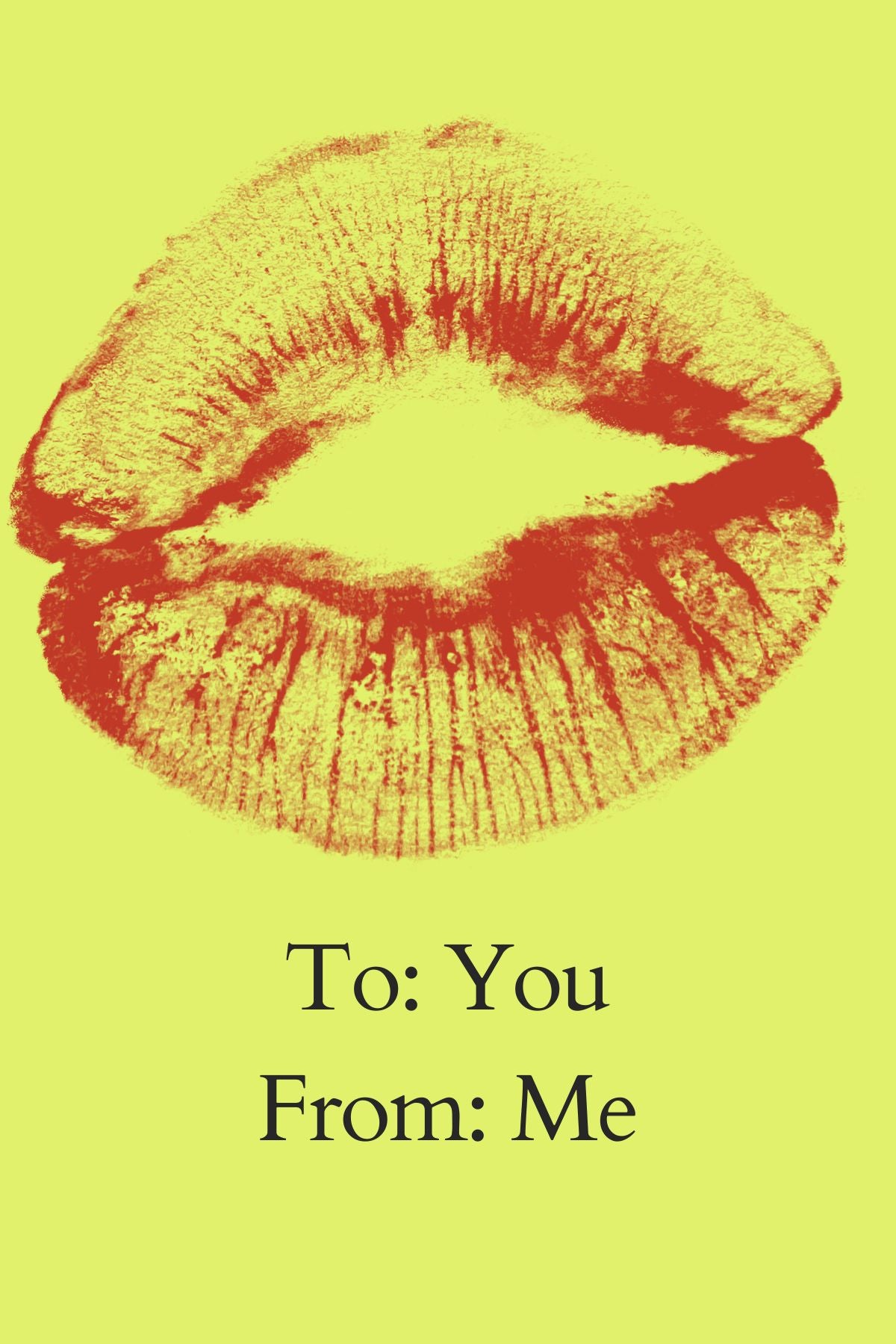 A Digital Kiss from Me to You