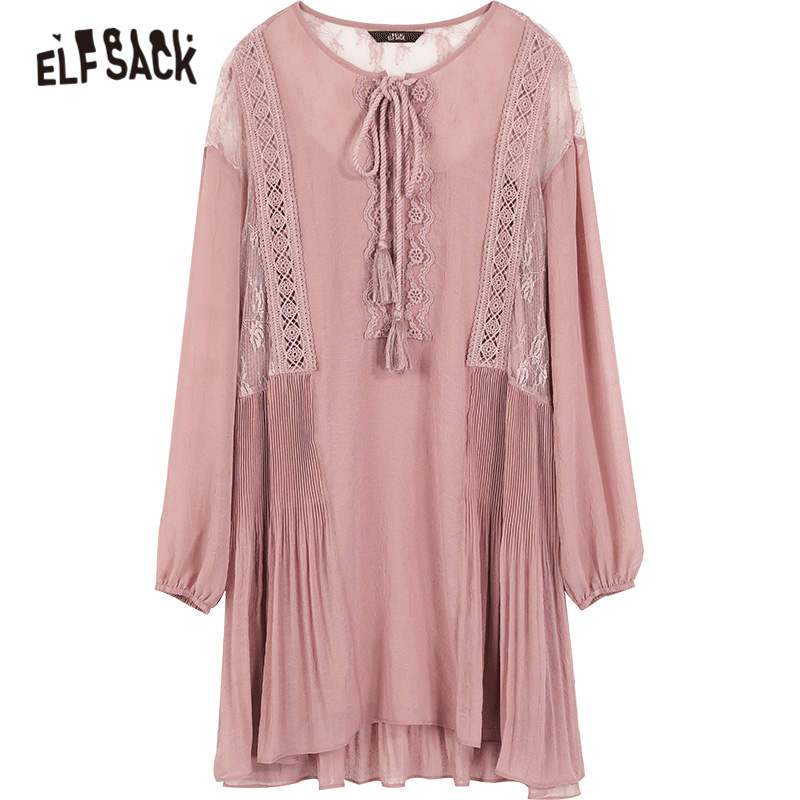 Solid Pure High Waist Casual Vintage Midi Dress Women,Autumn Stylish