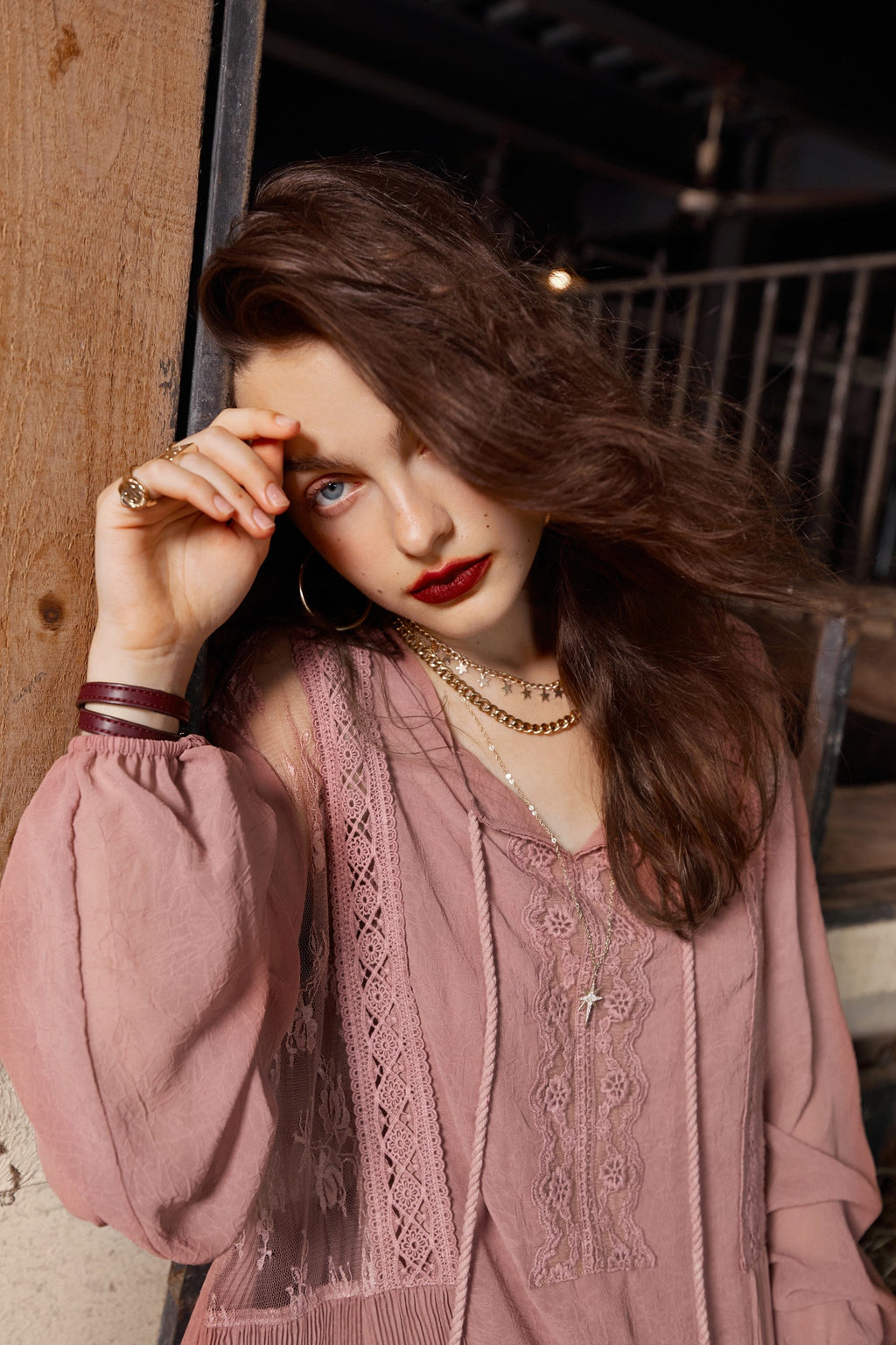 Solid Pure High Waist Casual Vintage Midi Dress Women,Autumn Stylish